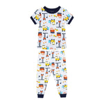 Little Me Kids' 5-pieces Cotton Pajama Set, Construction