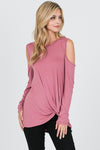 HL Open Shoulder Long Sleeve