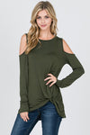 HL Open Shoulder Long Sleeve