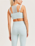 Mesh Overlay Sports Bra